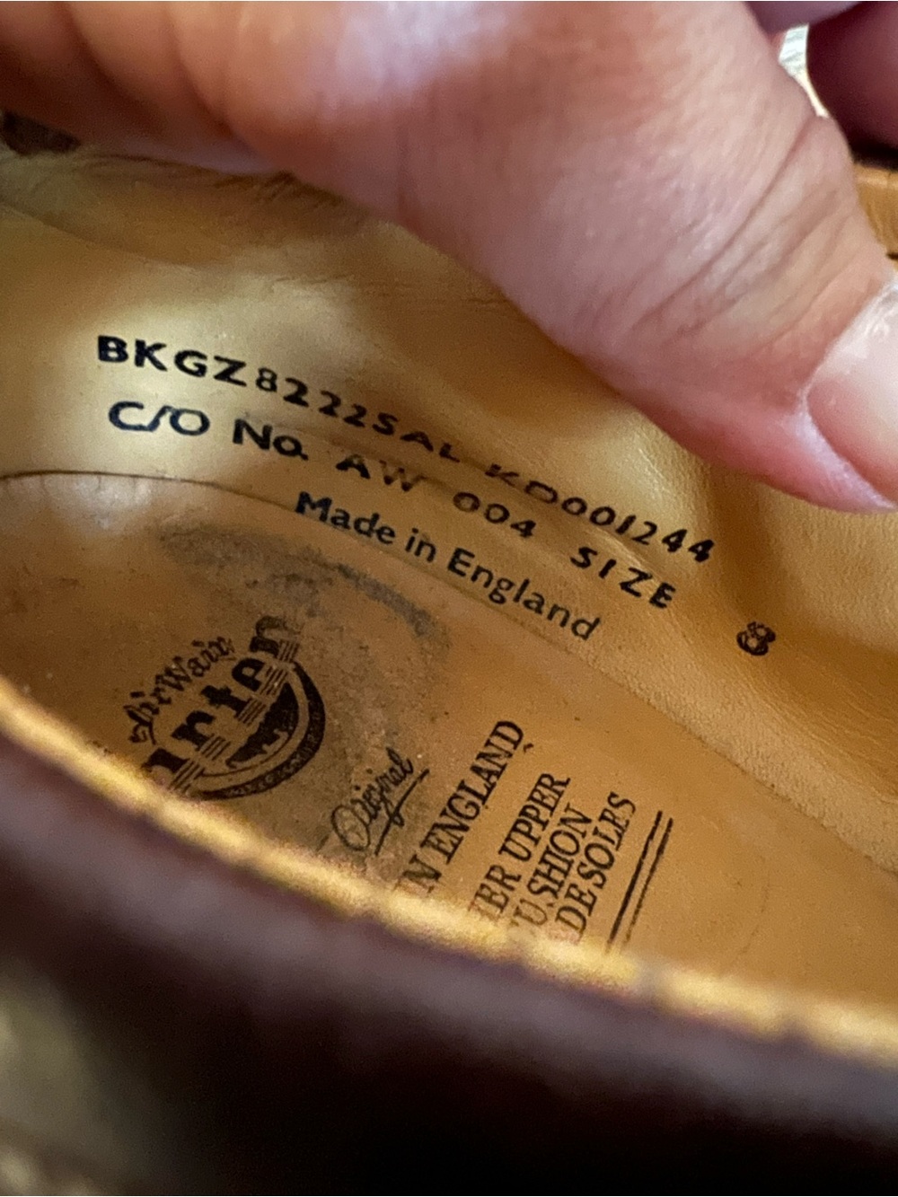 Dr. Marten T-Strap Brown Leather Platform Loafers Shoes Size EUR 8 US Women's 10 - Picture 11 of 13